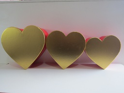 [PIV-0266] Caja cilindrica  café corazón12x12