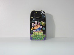 [PIV-0513] Caja cartera negra con morado feliz cumple amor conejo 13x7