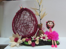 [PIV-0787] Casa con muñeca artificial grande 